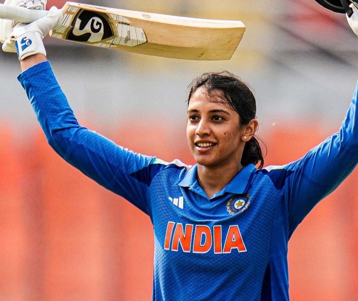 एक साल में 1000 रन बनाने वाली पहली महिला खिलाड़ी हैं मंधाना