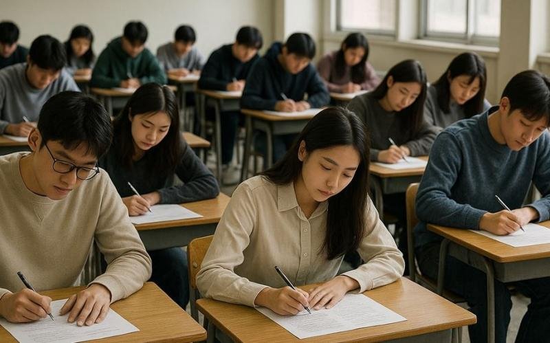 दक्षिण कोरिया में सीएसएटी टेस्ट के लिए रोक दी जाती हैं उड़ानें और कई अहम काम दक्षिण कोरिया में सीएसएटी टेस्ट के लिए रोक दी जाती हैं उड़ानें और कई अहम काम