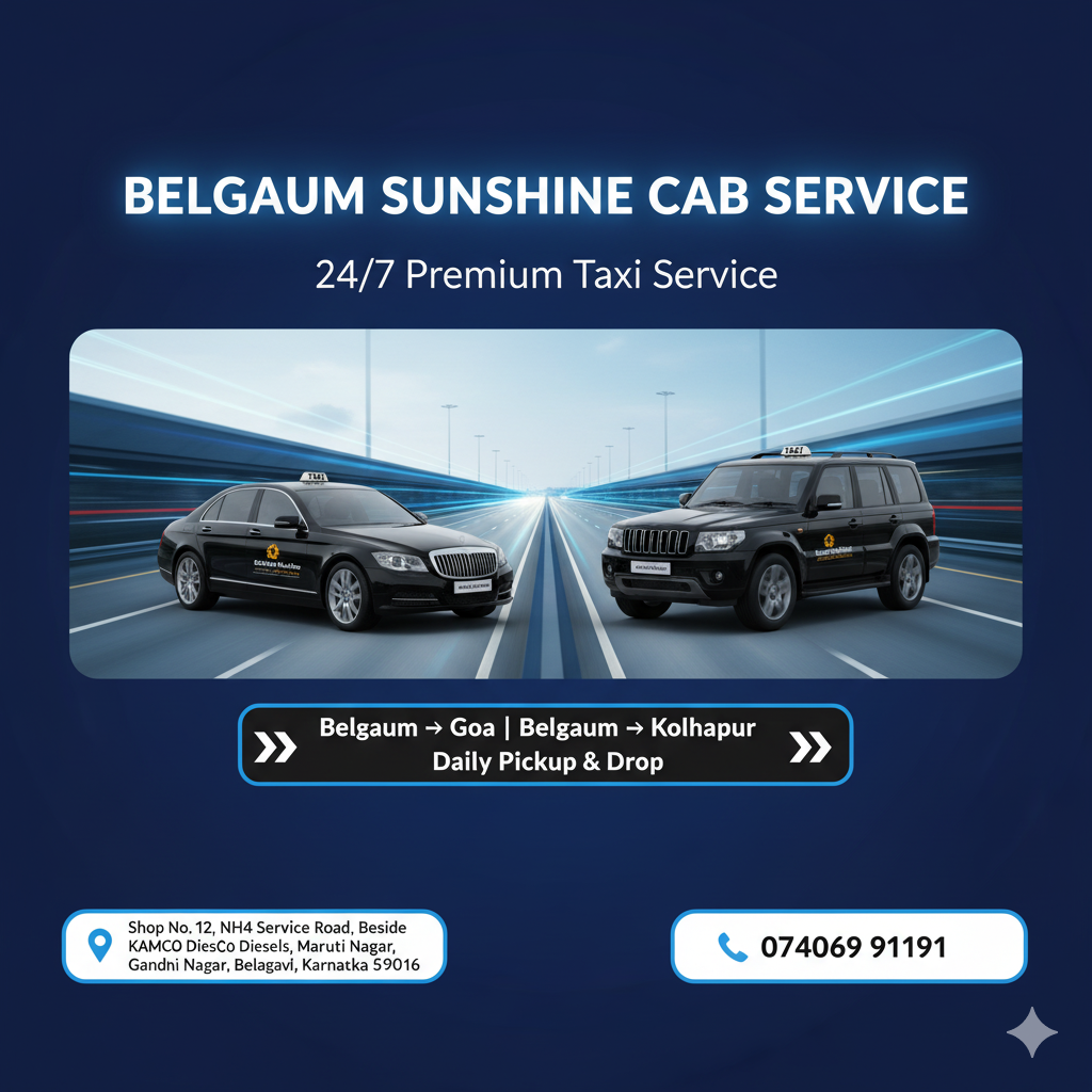 Belgaum Luxury Cab Service – Premium Sedan & SUV Rides
